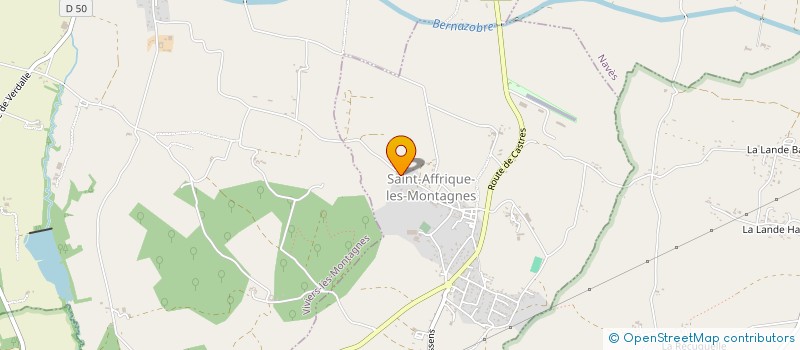 localisation de l'entreprise MADAME CINDY BERTRAND à SAINT-AFFRIQUE-LES-MONTAGNES