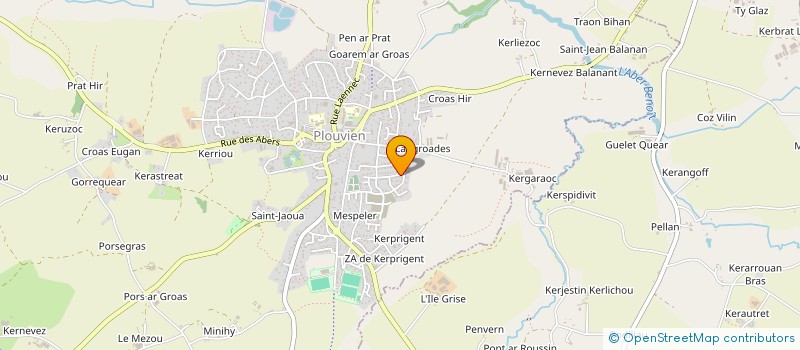 localisation de l'entreprise MADAME CINDY BESCOND  LANNILIS