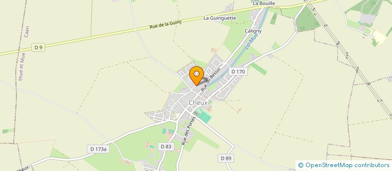 localisation de l'entreprise MADAME CINDY BIENDINE à THUE ET MUE