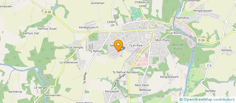 localisation de l'entreprise MADAME CINDY BIENVENU  PONT-SCORFF