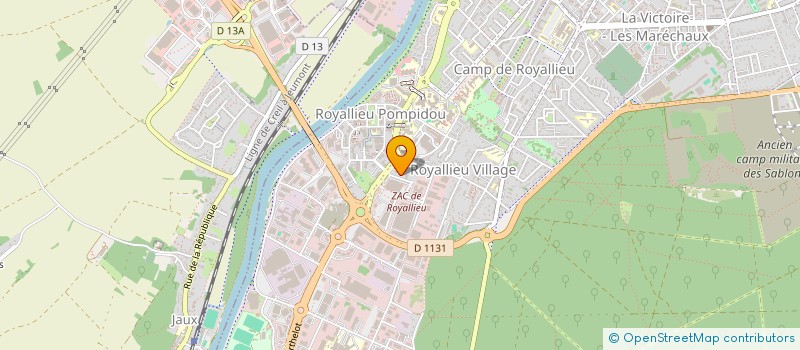 localisation de l'entreprise MADAME CINDY BIGARE à COMPIEGNE