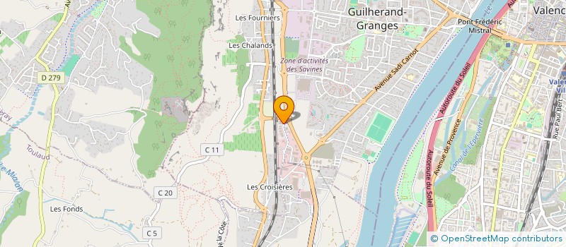 localisation de l'entreprise MADAME CINDY BLANC  TAIN-L'HERMITAGE