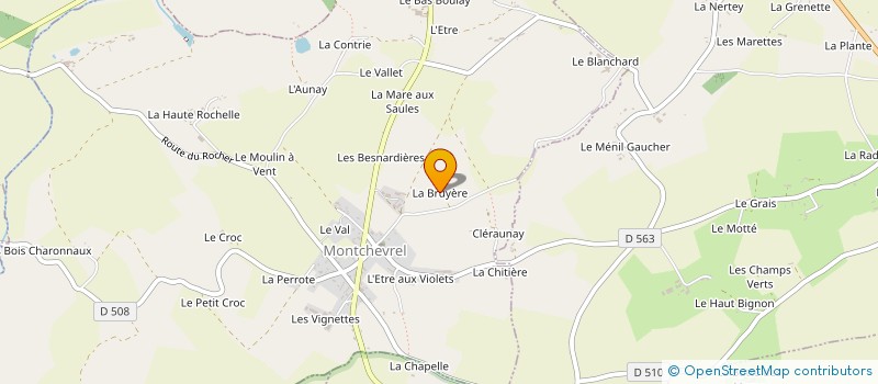 localisation de l'entreprise MADAME CINDY BLANCHARD à MONTCHEVREL