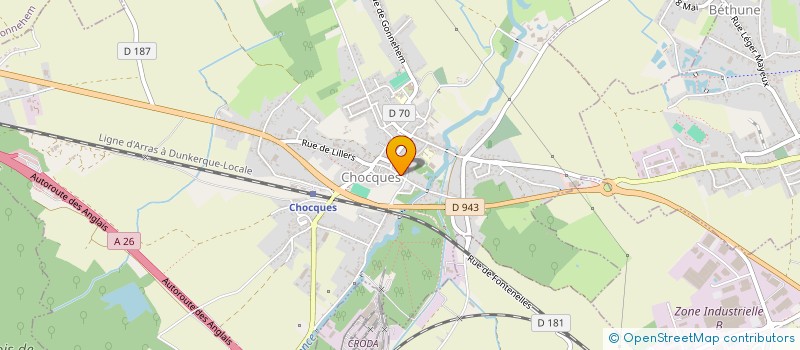 localisation de l'entreprise MADAME CINDY BOIS  CHOCQUES