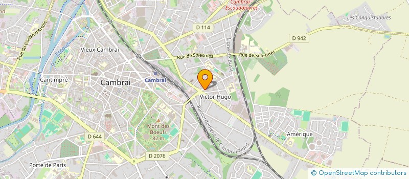 localisation de l'entreprise MADAME CINDY BOITTELLE  CAMBRAI