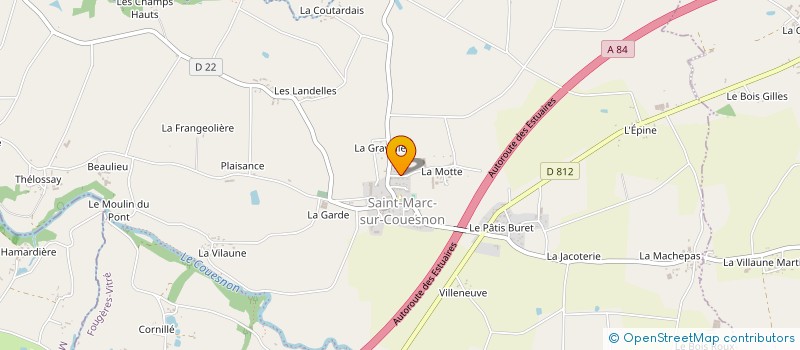 localisation de l'entreprise MADAME CINDY BOIVIN  SAINT-HILAIRE-DES-LANDES