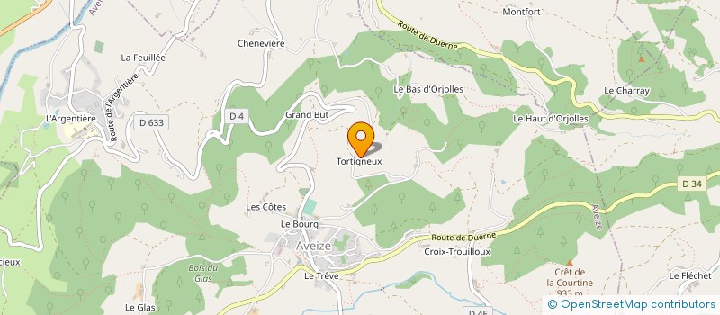 localisation de l'entreprise MADAME CINDY BONNISSOL  AVEIZE