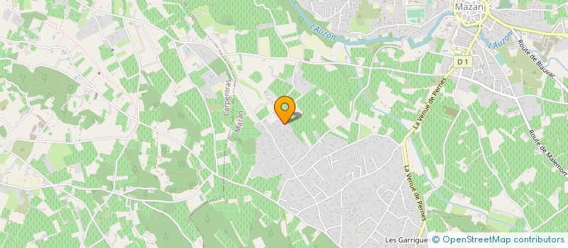 localisation de l'entreprise MADAME CINDY BOURGARD  MAZAN