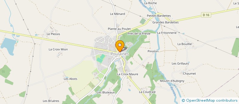 localisation de l'entreprise MADAME CINDY BOURGEOIS à POULAINES
