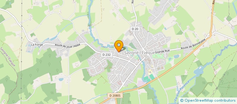 localisation de l'entreprise MADAME CINDY BRIANT  SAVIGNE-L'EVEQUE