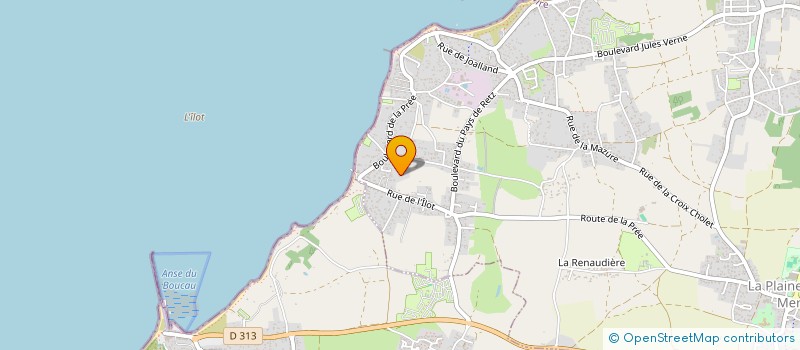 localisation de l'entreprise MADAME CINDY BRICARD à LA PLAINE-SUR-MER