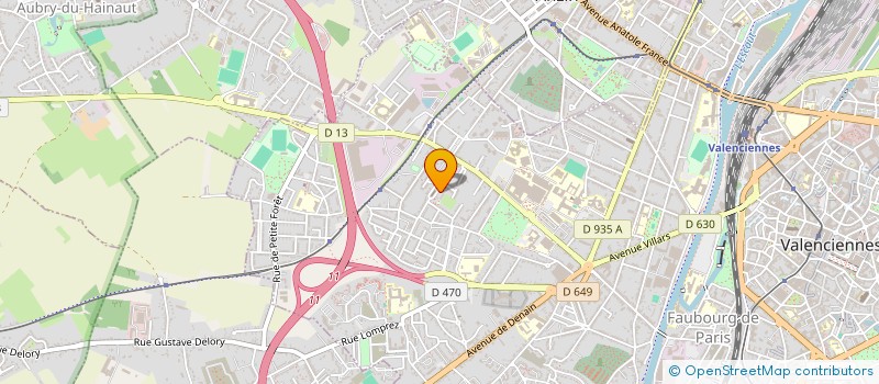 localisation de l'entreprise MADAME CINDY BRICOUT à VALENCIENNES