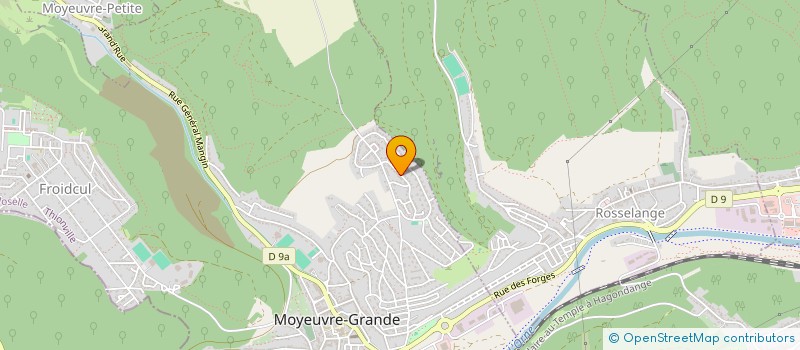 localisation de l'entreprise MADAME CINDY BRUCKER  MOYEUVRE-GRANDE