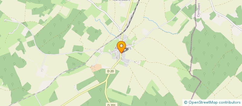 localisation de l'entreprise MADAME CINDY BUSIGNY  MONTLEVON