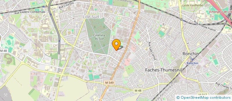 localisation de l'entreprise MADAME CINDY CABRERA à LILLE