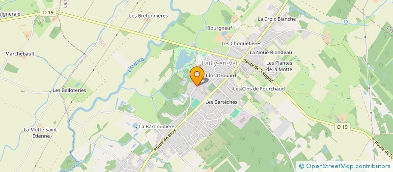 localisation de l'entreprise MADAME CINDY CABROL à LAILLY-EN-VAL