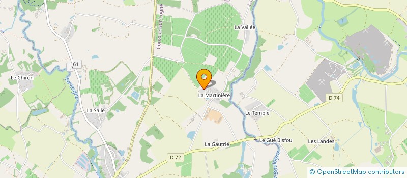 localisation de l'entreprise MADAME CINDY CAILLAUD  CORCOUE-SUR-LOGNE