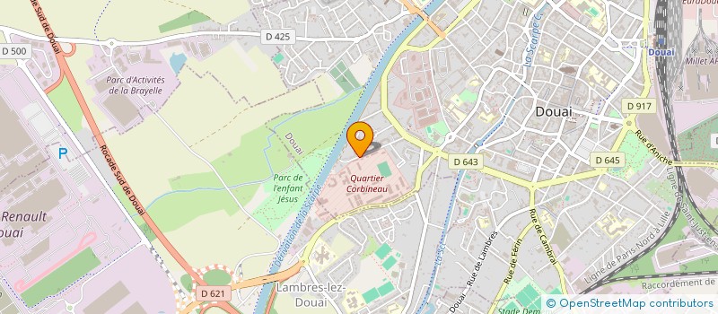 localisation de l'entreprise MADAME CINDY CAMBRON à DOUAI