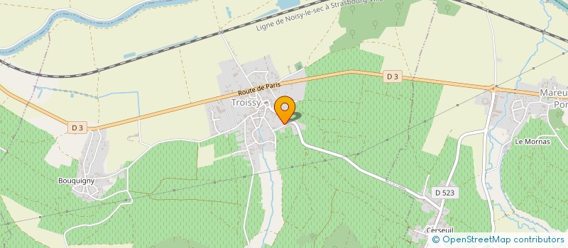 localisation de l'entreprise MADAME CINDY CANU  TROISSY