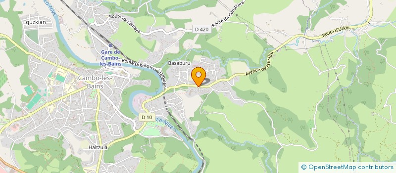 localisation de l'entreprise MADAME CINDY CARDWELL  CAMBO-LES-BAINS