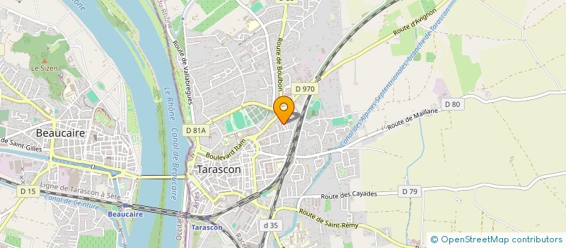 localisation de l'entreprise MADAME CINDY CARGOL  TARASCON