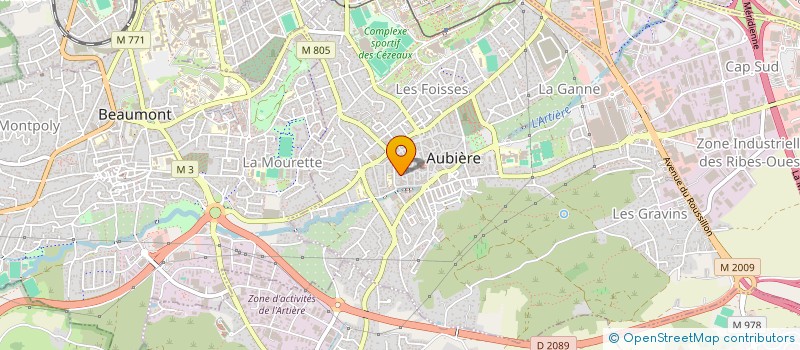 localisation de l'entreprise MADAME CINDY CARMO  AUBIERE