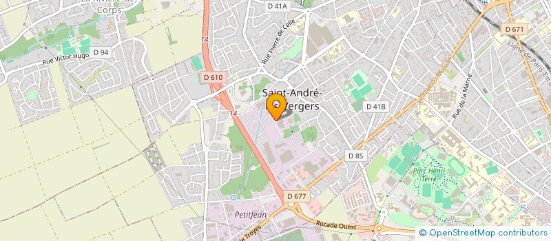 localisation de l'entreprise MADAME CINDY CARREY à SAINT-ANDRE-LES-VERGERS