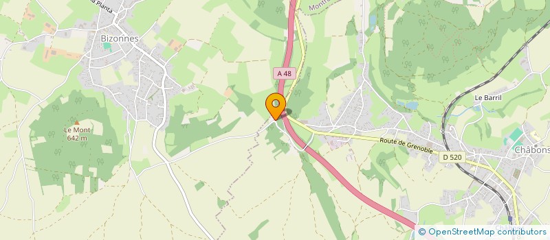 localisation de l'entreprise MADAME CINDY CARROT  CHABONS