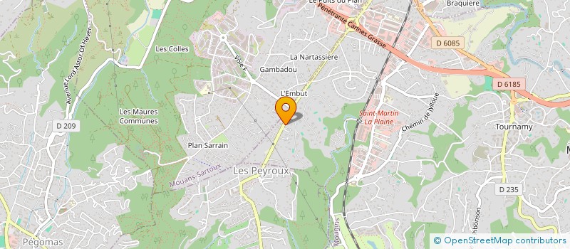 localisation de l'entreprise MADAME CINDY CASAGRANDE  MOUGINS