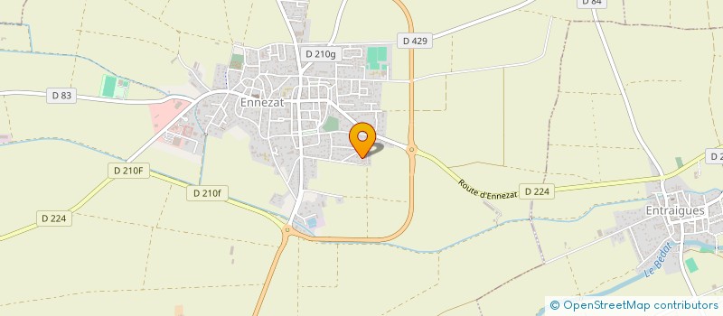 localisation de l'entreprise MADAME CINDY CAVA  ENNEZAT