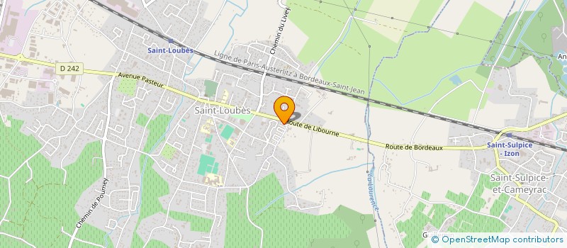 localisation de l'entreprise MADAME CINDY CAZENABE  SAINT-LOUBES