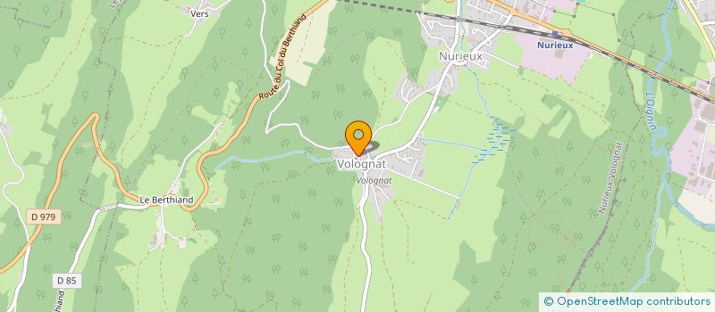 localisation de l'entreprise MADAME CINDY CAZORLA  NURIEUX-VOLOGNAT