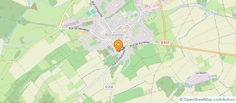 localisation de l'entreprise MADAME CINDY CECCHINI  BOUXWILLER