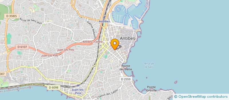 localisation de l'entreprise MADAME CINDY CHAOUY à ANTIBES