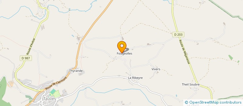 localisation de l'entreprise MADAME CINDY CHAPPUIS  TAUVES