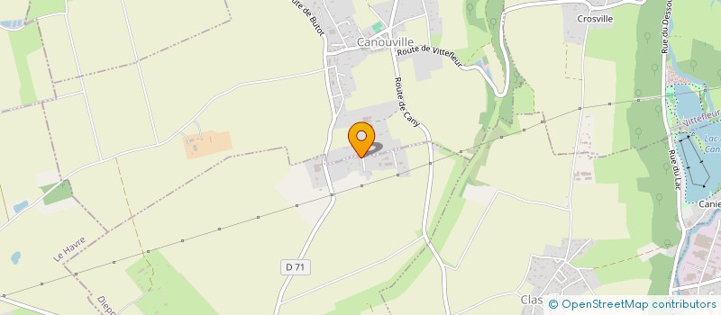 localisation de l'entreprise MADAME CINDY CHATEL  CANOUVILLE