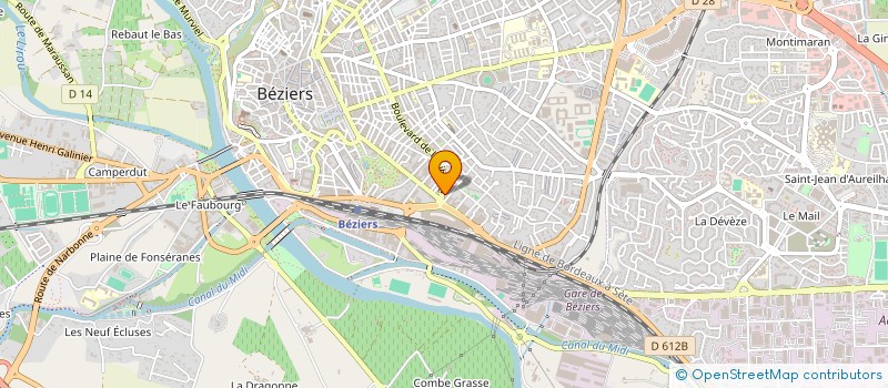 localisation de l'entreprise MADAME CINDY CHAUDESAIGUES  BRIVE-LA-GAILLARDE