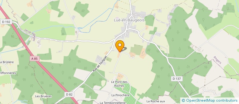 localisation de l'entreprise MADAME CINDY CHAUSSEPIED  JARZE VILLAGES