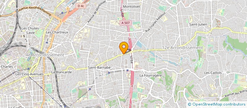 localisation de l'entreprise MADAME CINDY CHERVIER à MARSEILLE