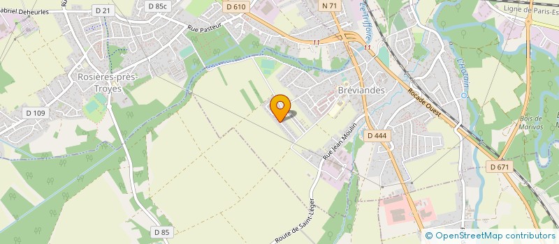 localisation de l'entreprise MADAME CINDY CHOSSEMIER  BREVIANDES