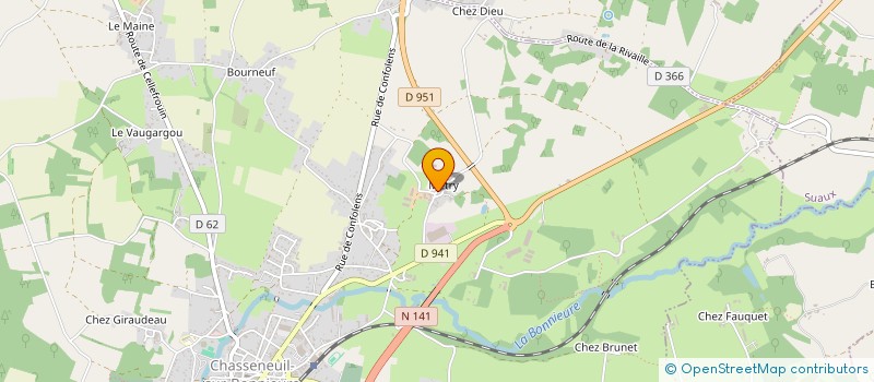 localisation de l'entreprise MADAME CINDY CIANA  CHASSENEUIL-SUR-BONNIEURE