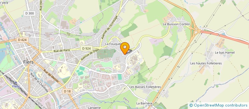 localisation de l'entreprise MADAME CINDY COELLE à FLERS