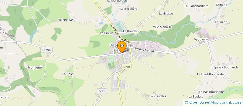 localisation de l'entreprise MADAME CINDY COGNARD à COMBOURG