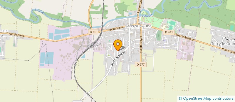 localisation de l'entreprise MADAME CINDY COLLARD  ARCIS-SUR-AUBE