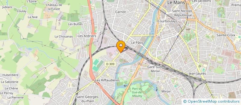 localisation de l'entreprise MADAME CINDY COLLET  LE MANS