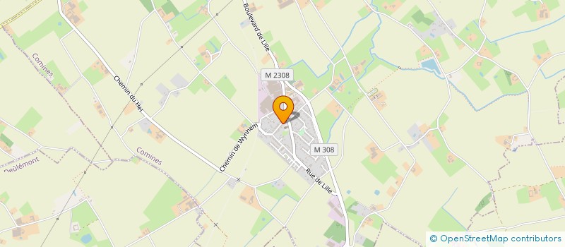 localisation de l'entreprise MADAME CINDY COMPAGNON  COMINES