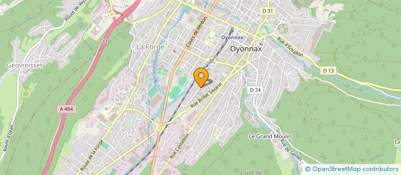localisation de l'entreprise MADAME CINDY COMTE à OYONNAX