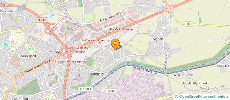 localisation de l'entreprise MADAME CINDY CONCEICAO SILVA  PERIGNY