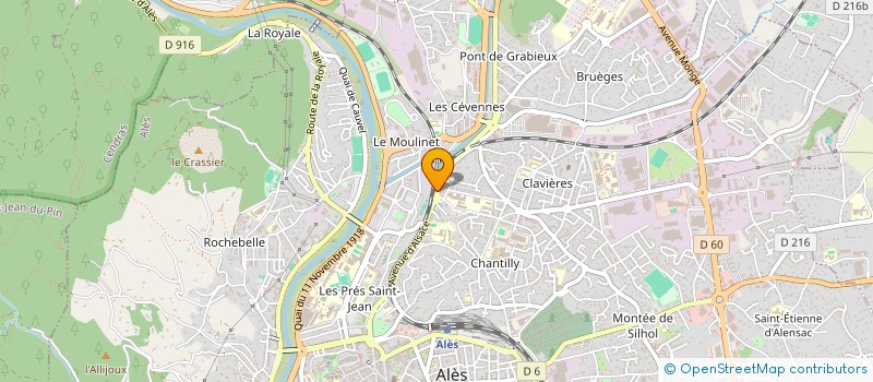 localisation de l'entreprise MADAME CINDY CONRAZIER  ALES