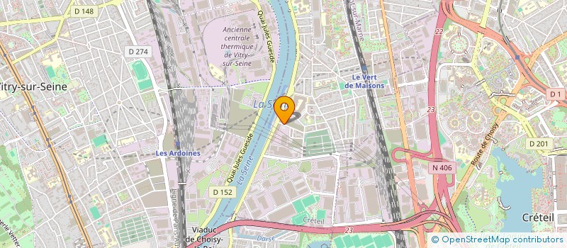 localisation de l'entreprise MADAME CINDY CORBEAU  ALFORTVILLE